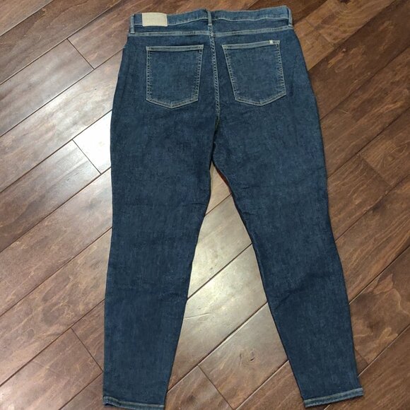 Everlane The Way High Skinny Ankle Authentic Blue Curvy Jeans SIZE 35 - Picture 2 of 6